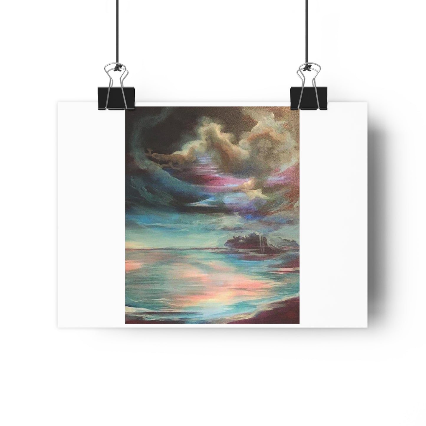 "Stormy”- Giclée Art Print by artist David Hilborn