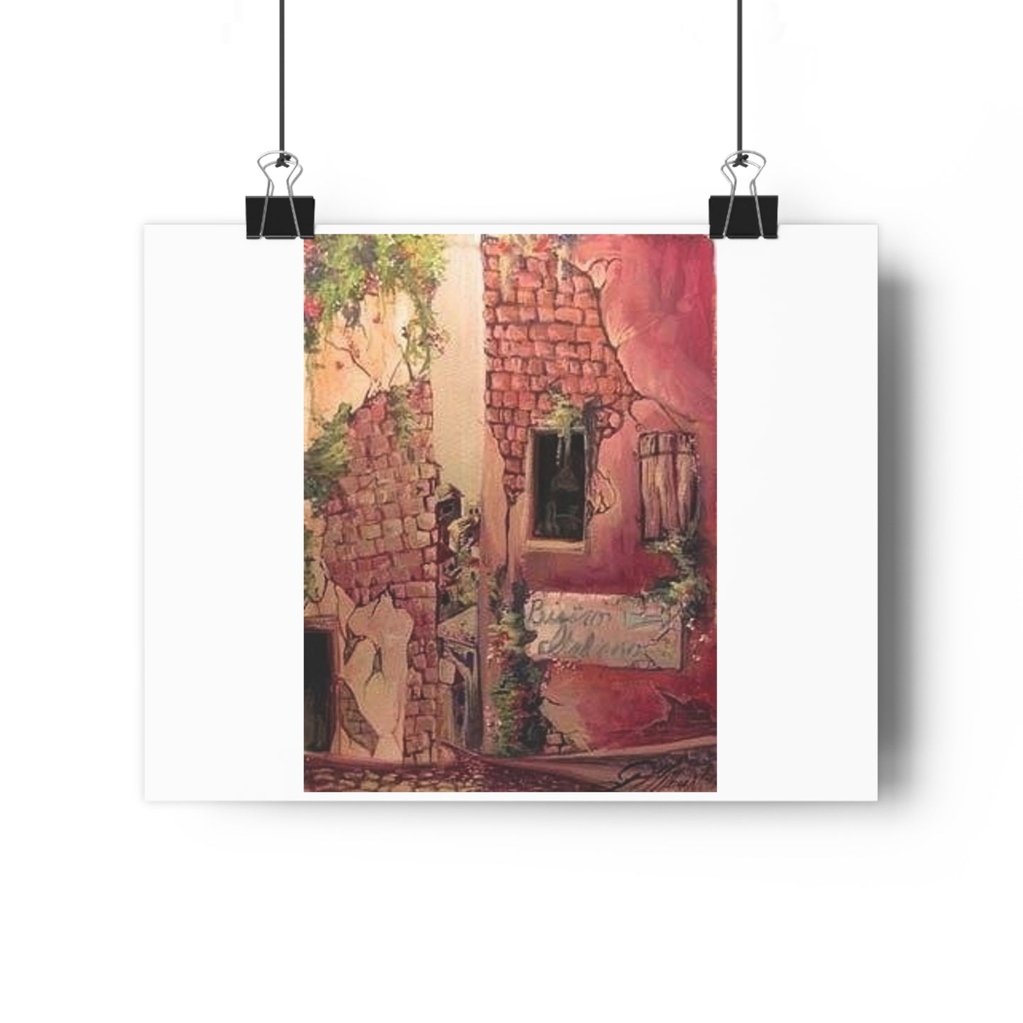 "Bistro”- Giclée Art Print by artist David Hilborn