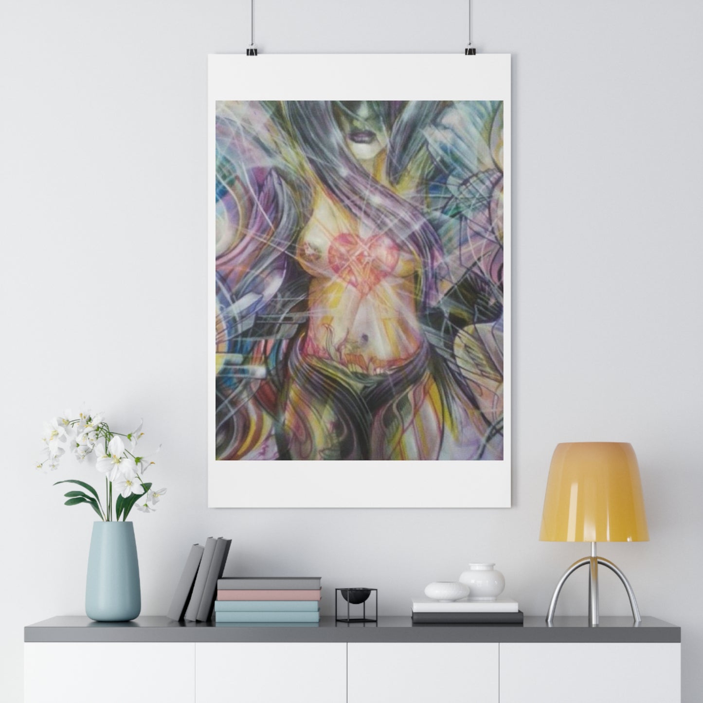 "Visionary Nude”- Giclée Art Print by artist David Hilborn