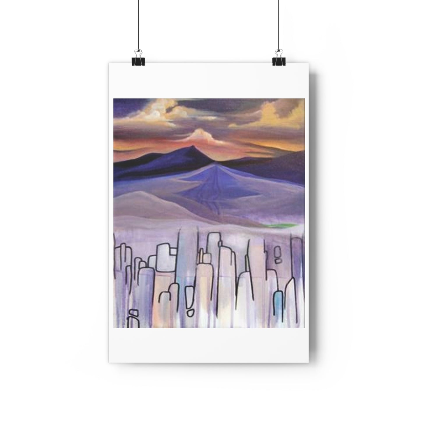 "Bedrock”- Giclée Art Print by artist David Hilborn