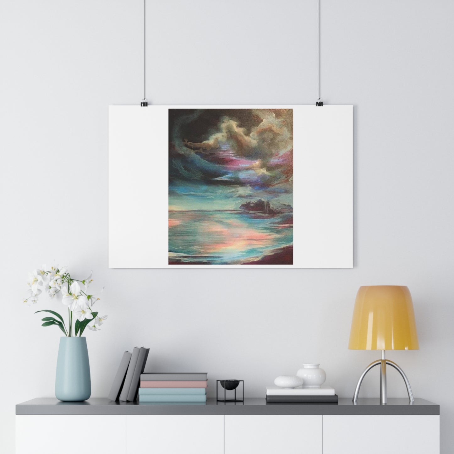 "Stormy”- Giclée Art Print by artist David Hilborn