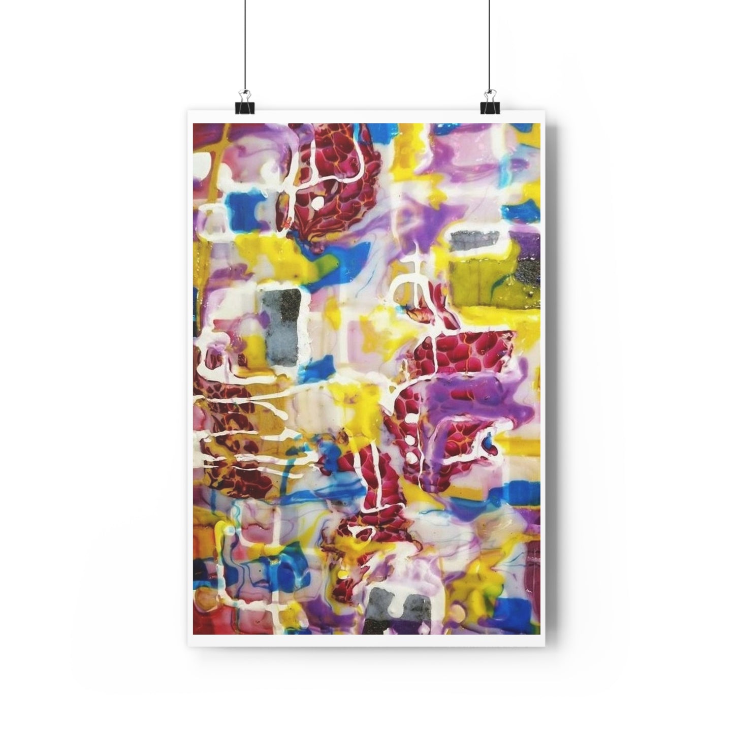 "Technicolor Razzle Dazzle”- Giclée Art Print by artist David Hilborn