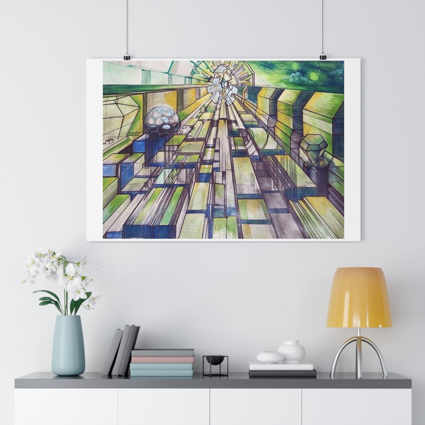 "Emerald City”- Giclée Art Print by artist David Hilborn