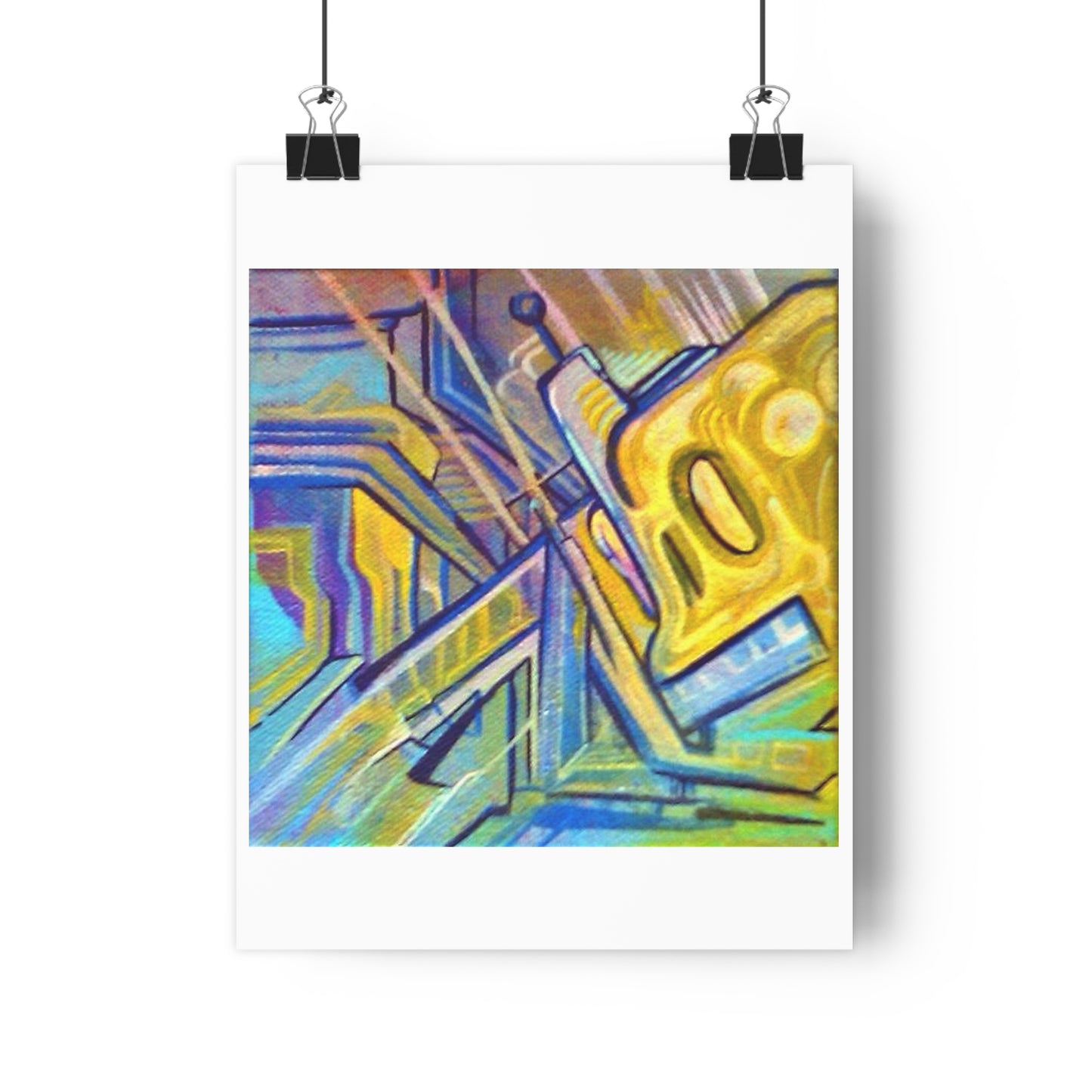 "Robo Drip”- Giclée Art Print by artist David Hilborn