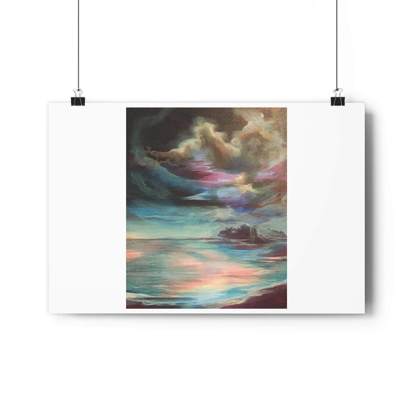 "Stormy”- Giclée Art Print by artist David Hilborn