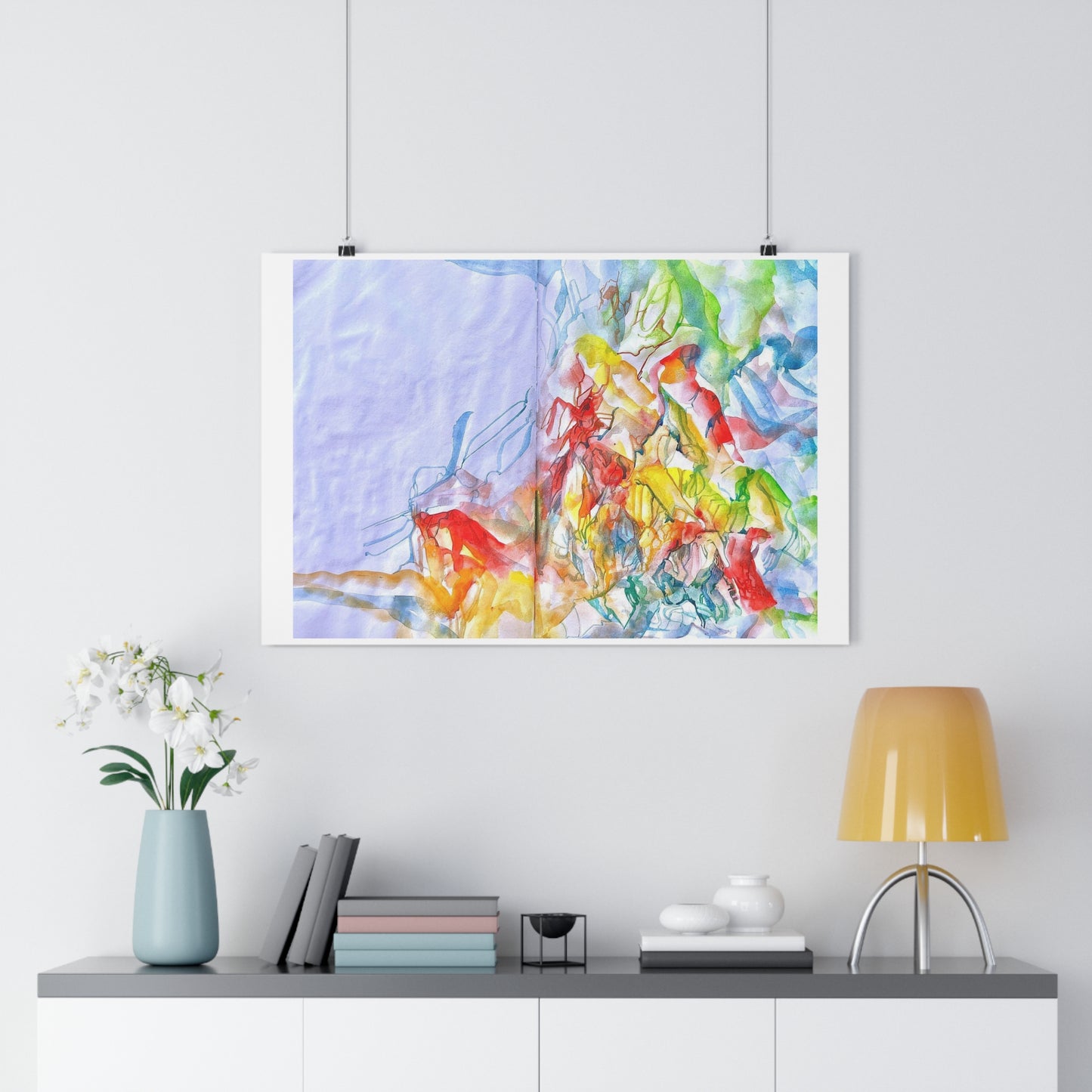 "Waterpark”- Giclée Art Print by artist David Hilborn