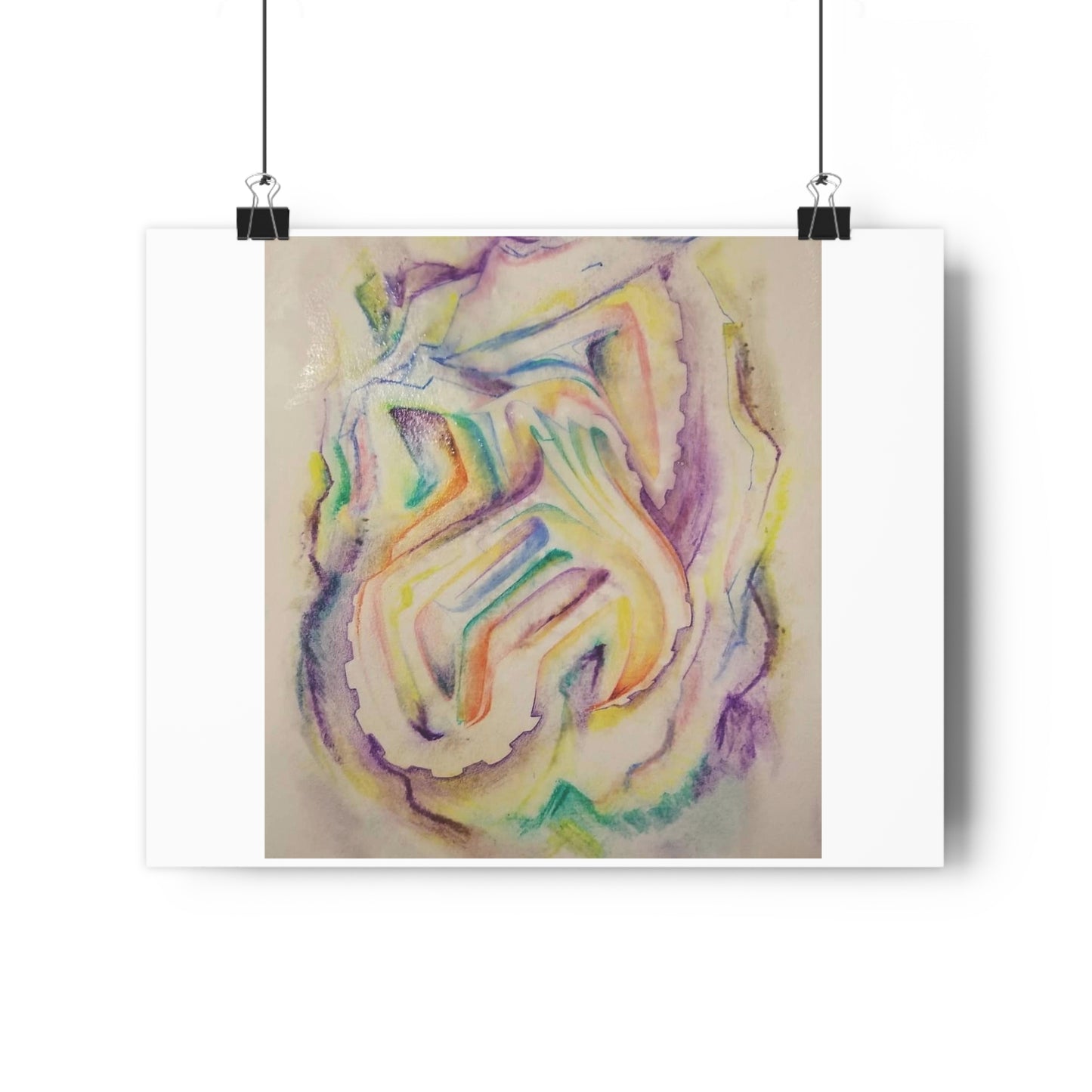 "Splooge Color Study”- Giclée Art Print by artist David Hilborn