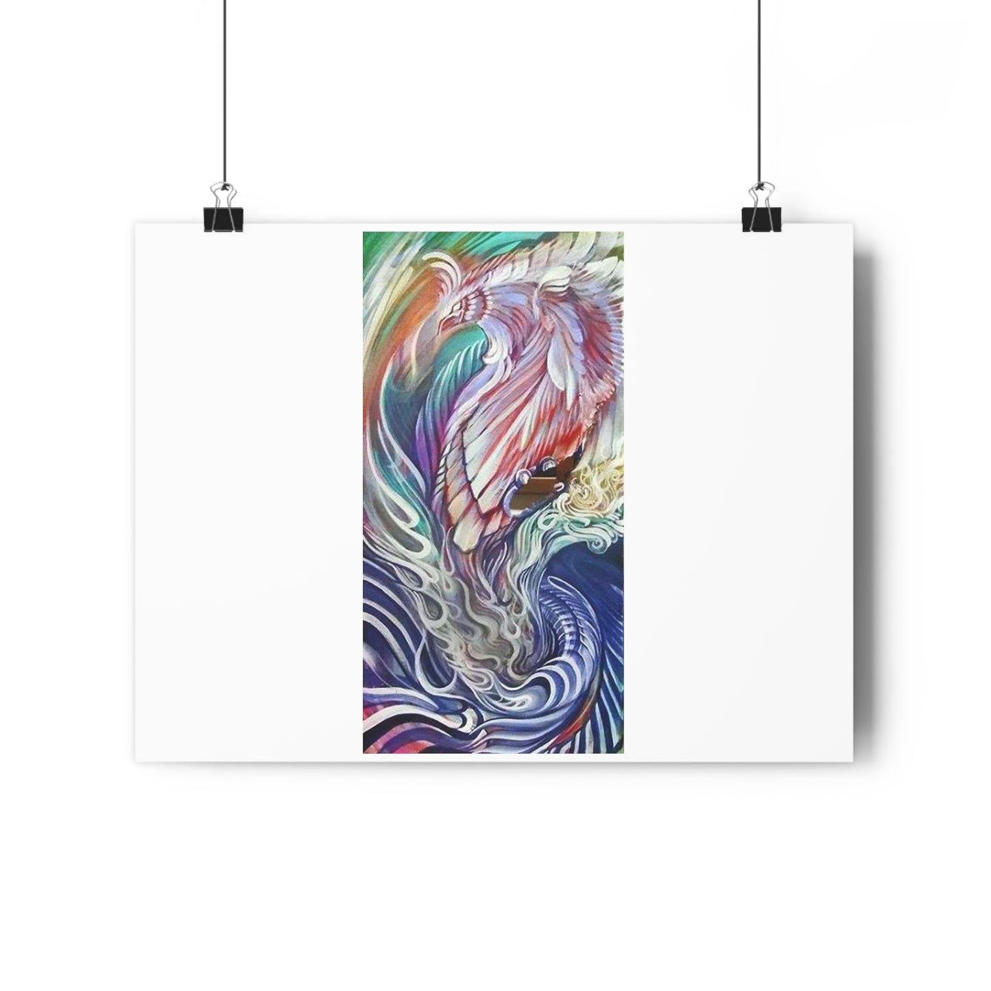 "Aqua Dreamix”- Giclée Art Print by artist David Hilborn