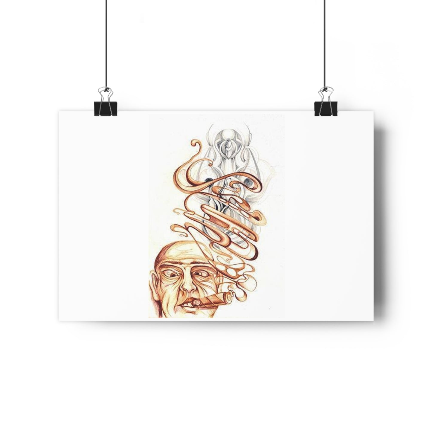 "Stogie”- Giclée Art Print by artist David Hilborn