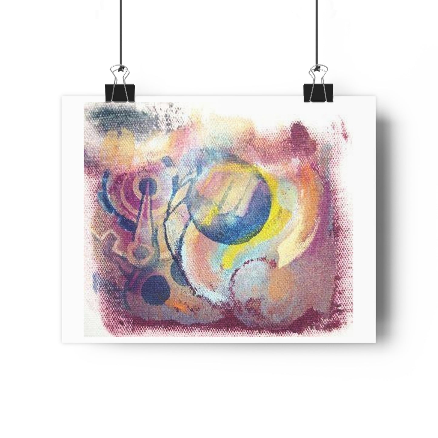 "Button Loop”- Giclée Art Print by artist David Hilborn