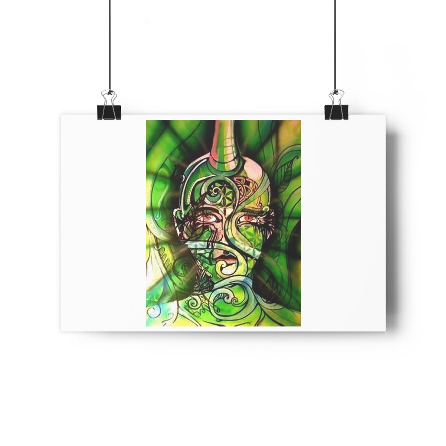 “Earthling”- Giclée Art Print by artist David Hilborn