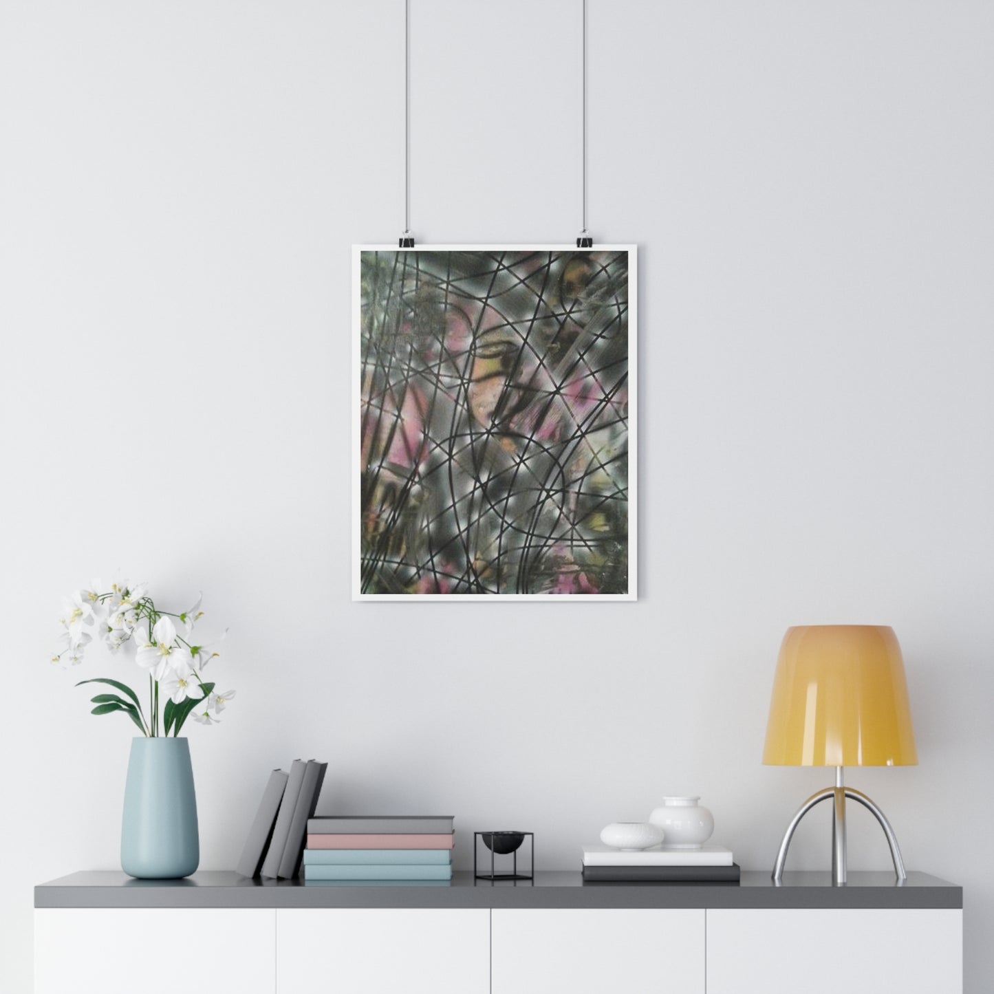 "Crossed Lines”- Giclée Art Print by artist David Hilborn