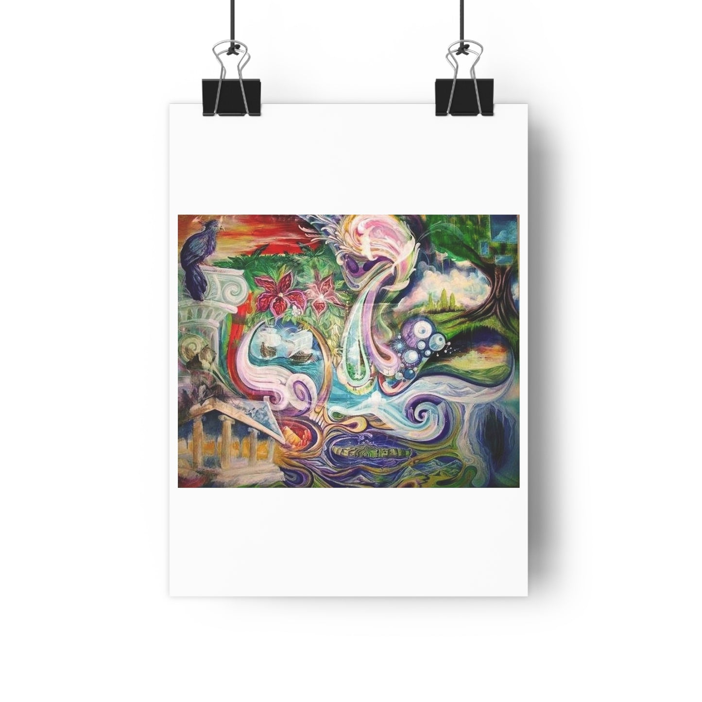 "Focus and Chaos”- Giclée Art Print by artist David Hilborn