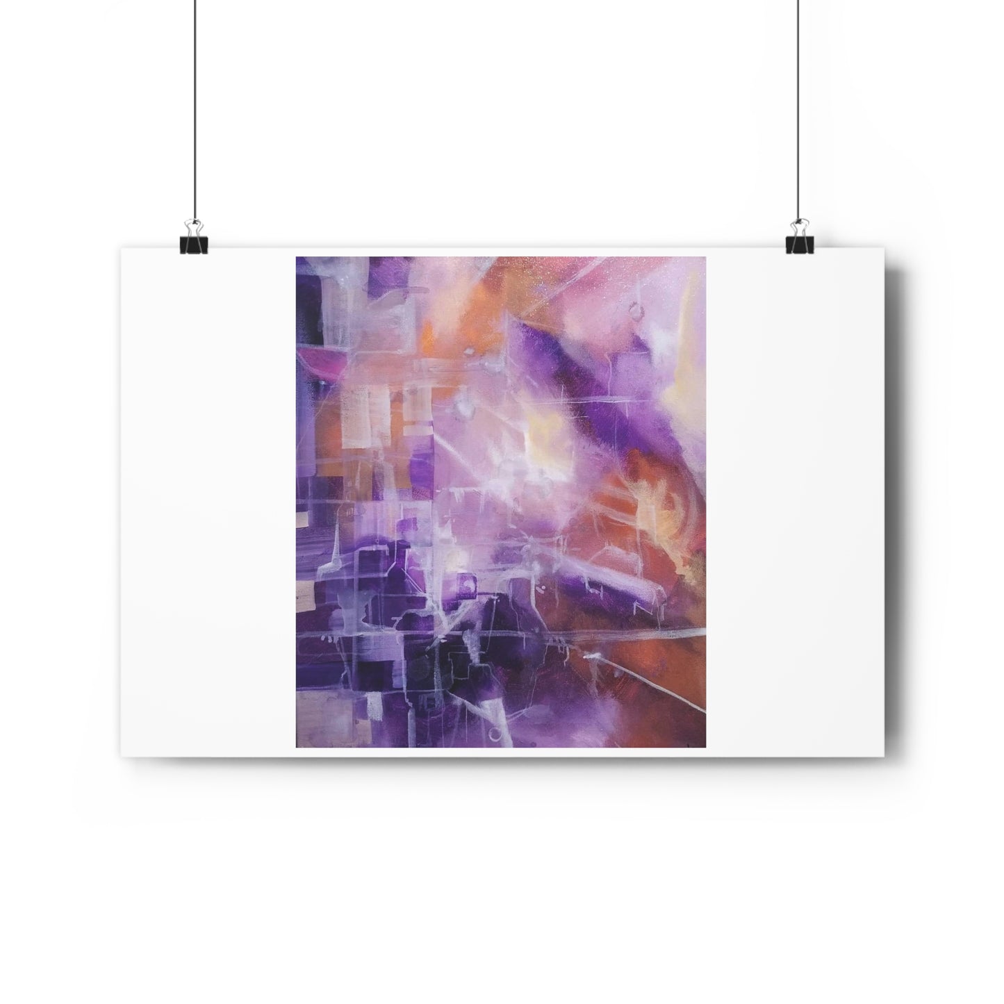 "Purple Paradox”- Giclée Art Print by artist David Hilborn