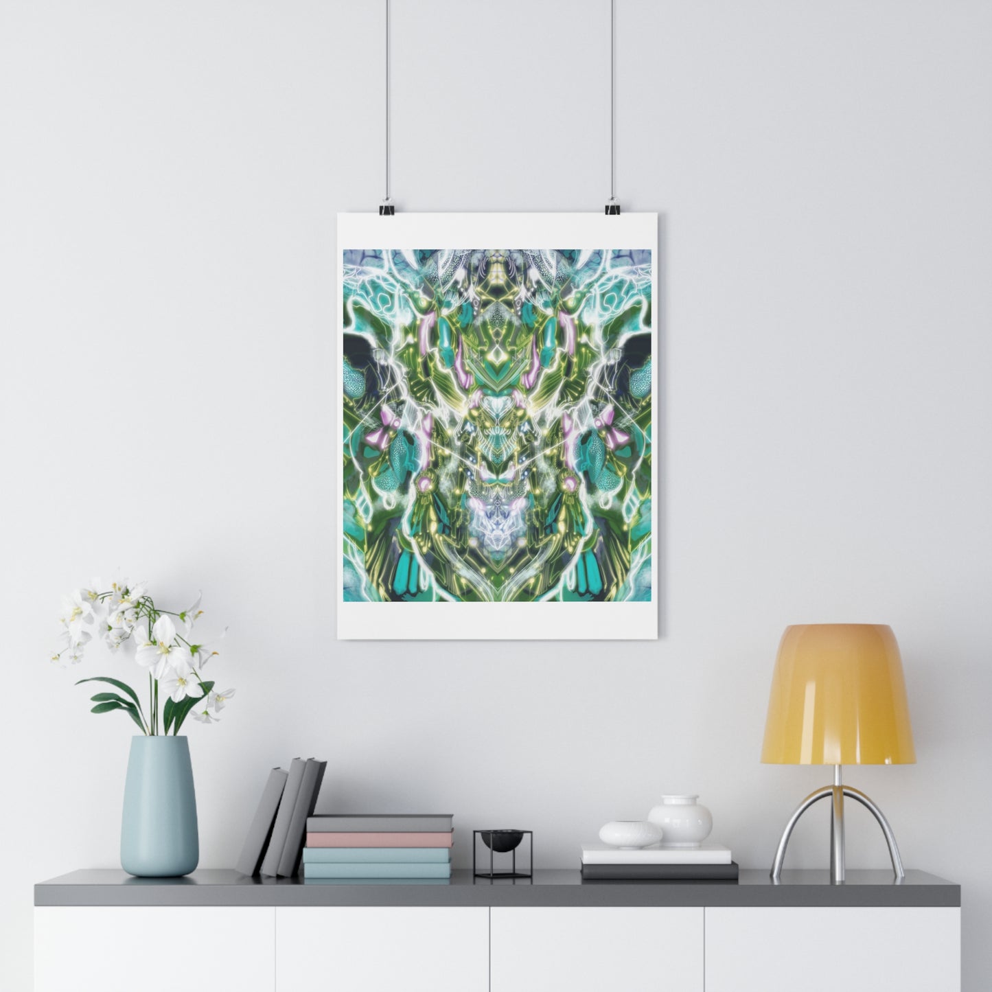 "Green Dragon”- Giclée Art Print by artist David Hilborn