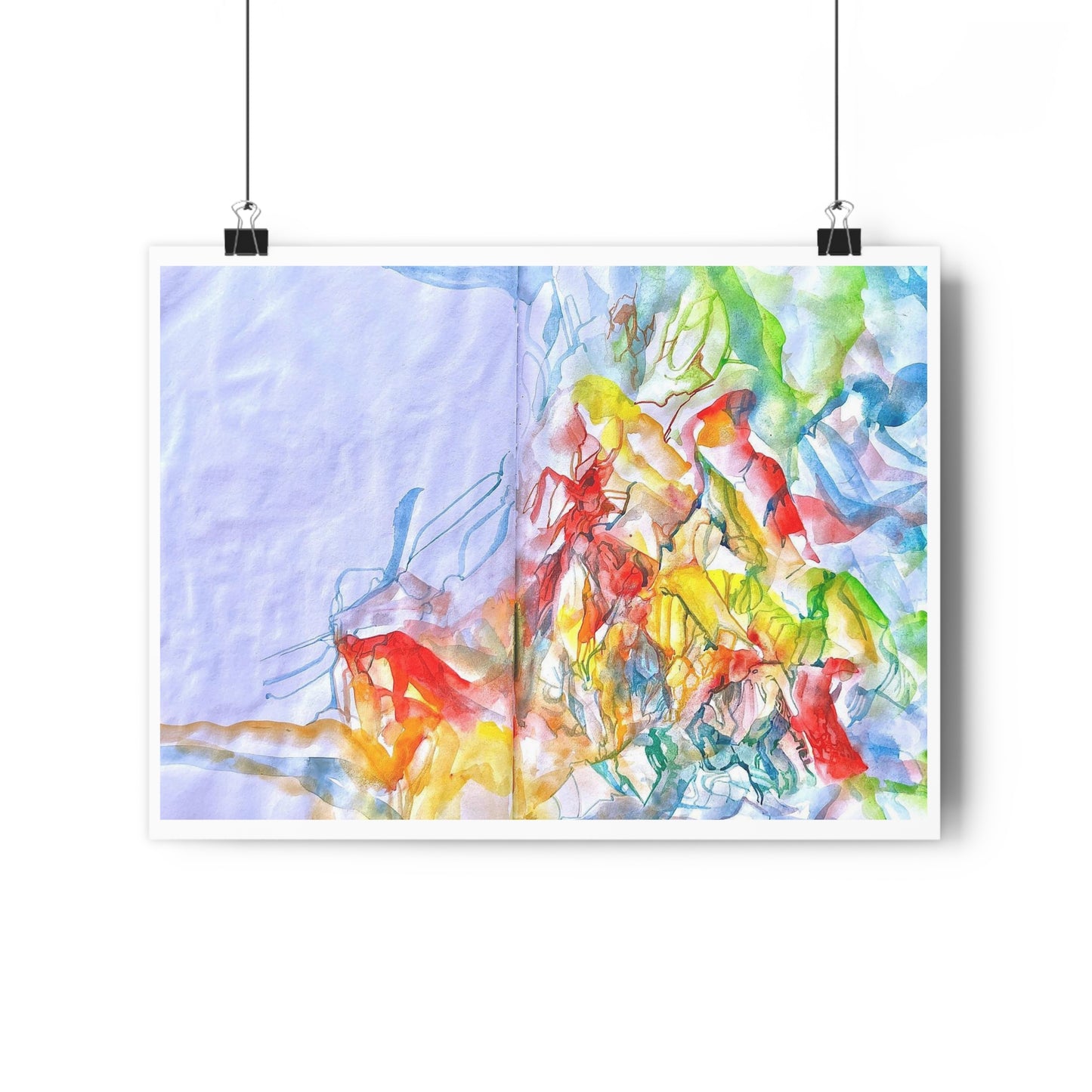 "Waterpark”- Giclée Art Print by artist David Hilborn