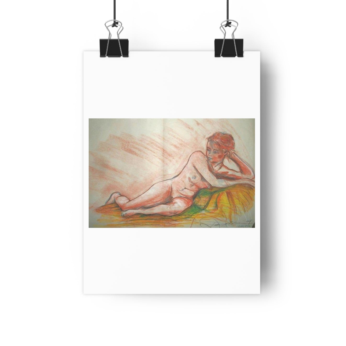 "Nude Study”- Giclée Art Print by artist David Hilborn