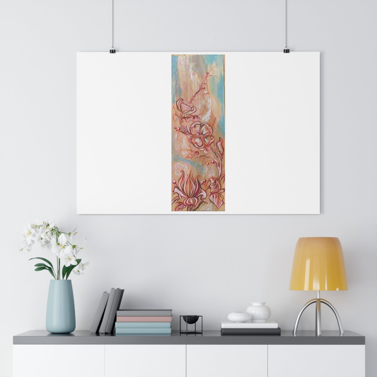 "Cherry Blossoms”- Giclée Art Print by artist David Hilborn