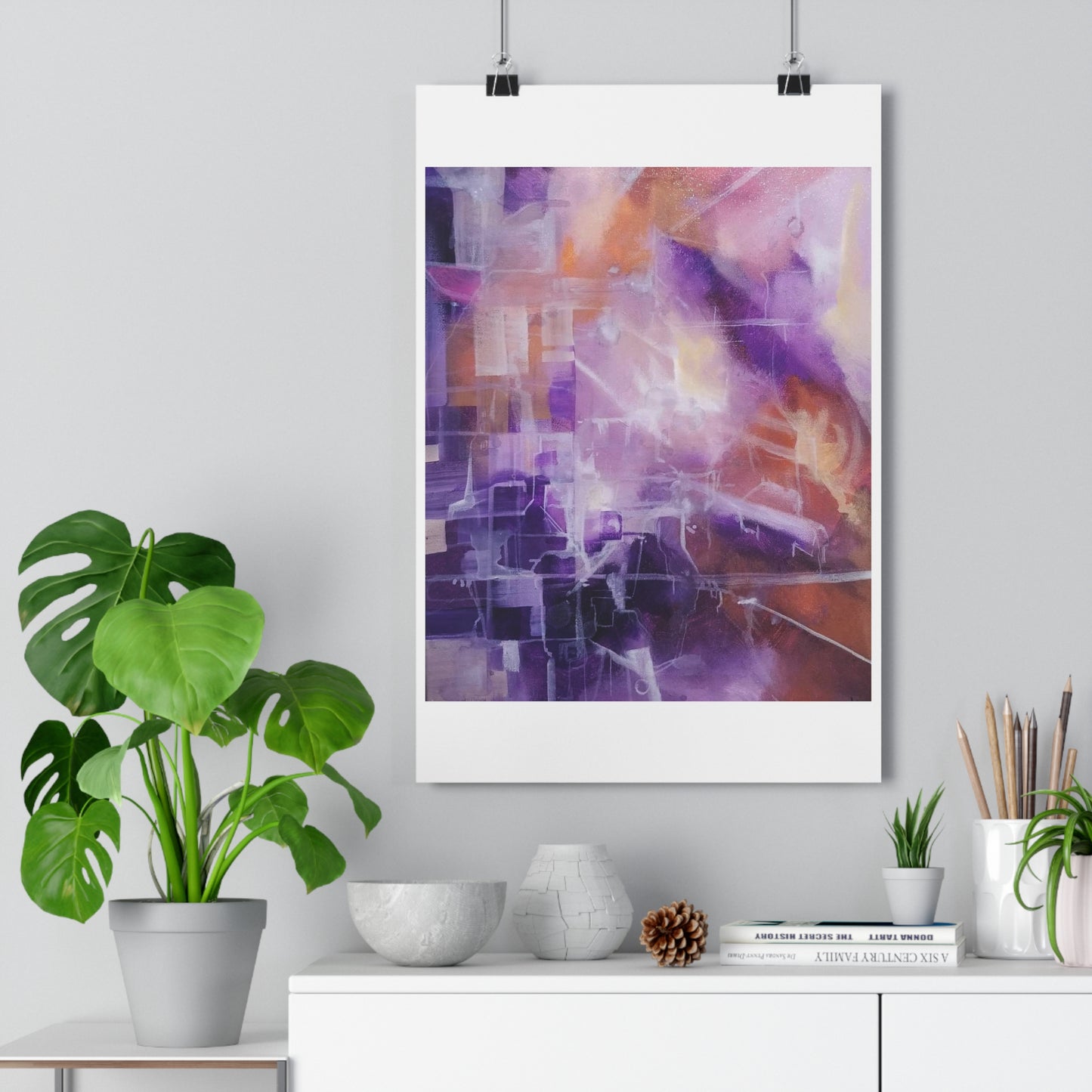 "Purple Paradox”- Giclée Art Print by artist David Hilborn