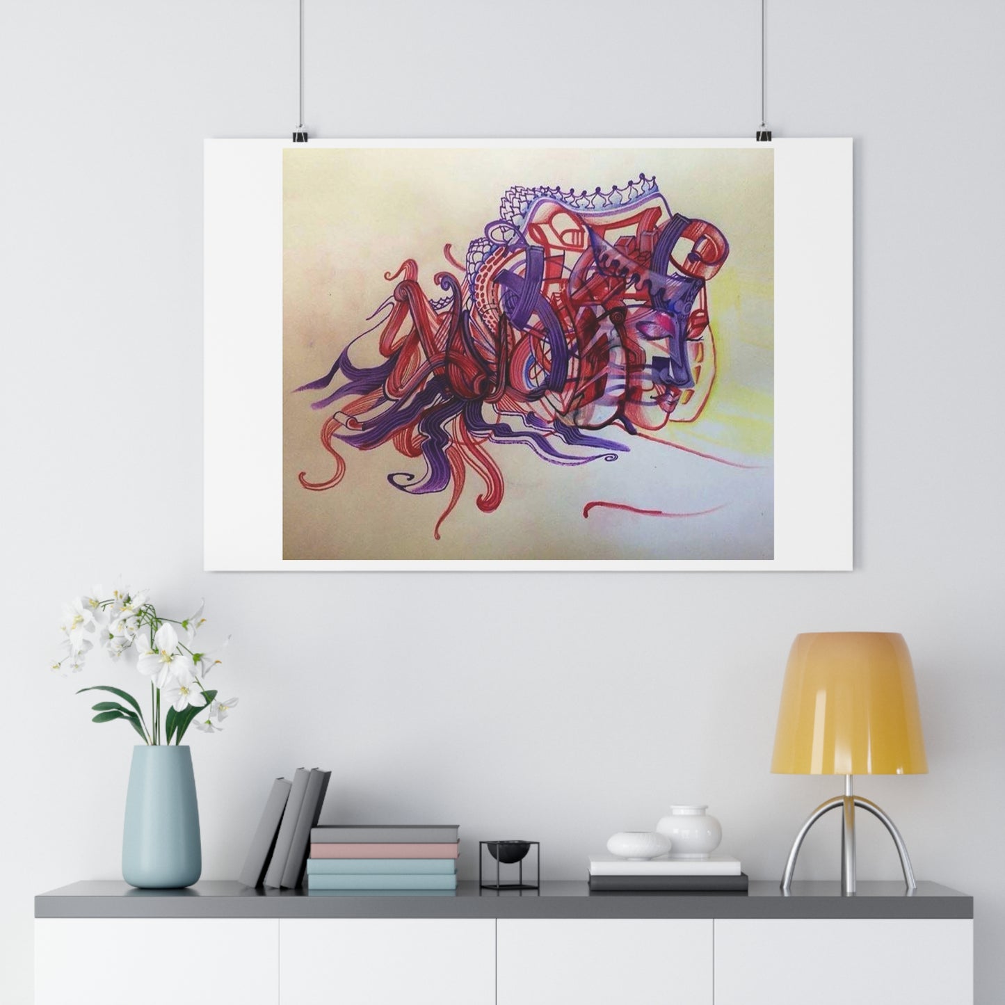 "Ribbon Dancer”- Giclée Art Print by artist David Hilborn