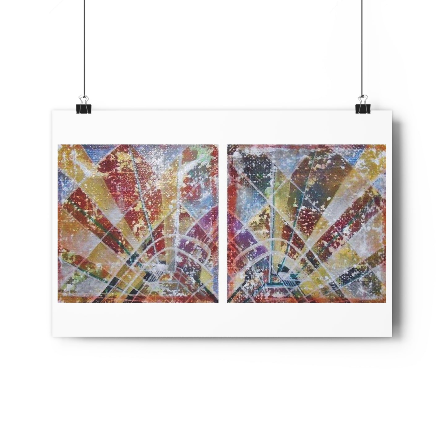 "Roller Rink”- Giclée Art Print by artist David Hilborn