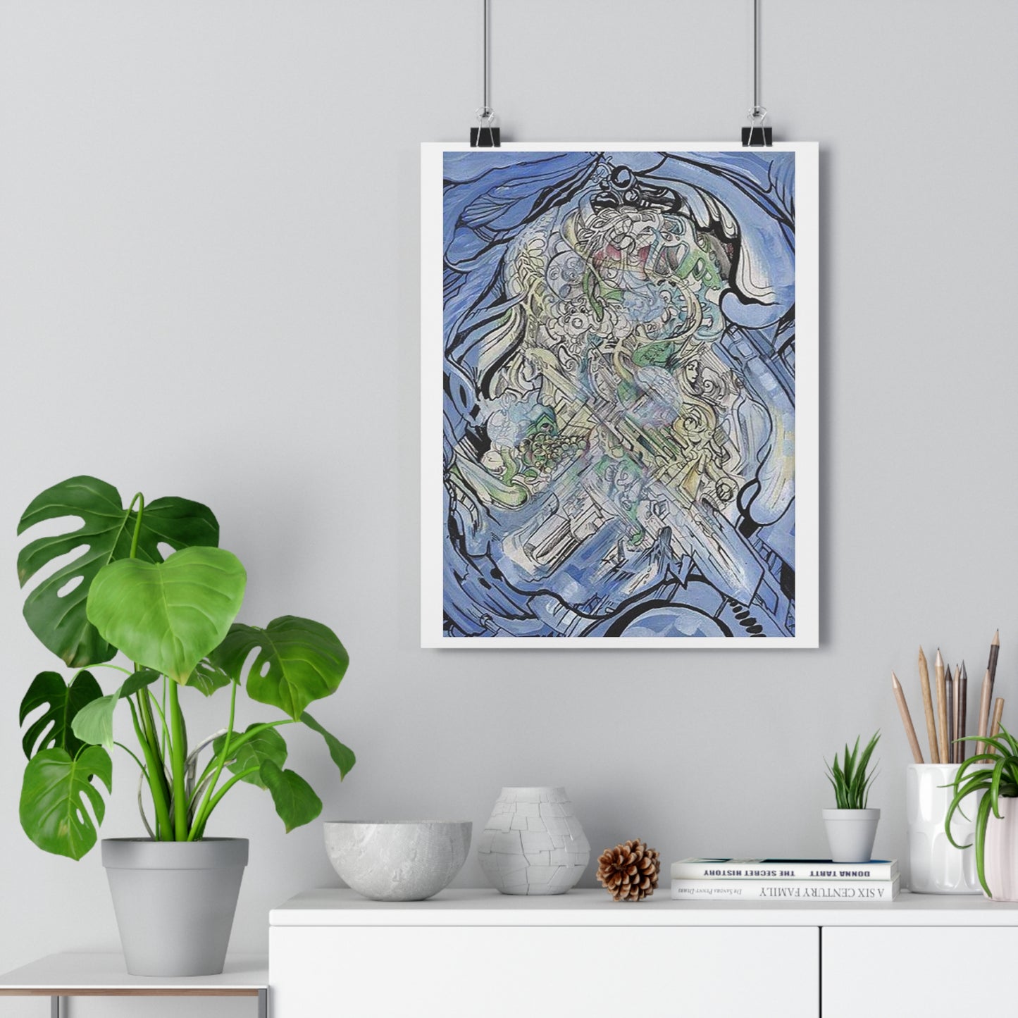 "Chrome Flow”- Giclée Art Print by artist David Hilborn