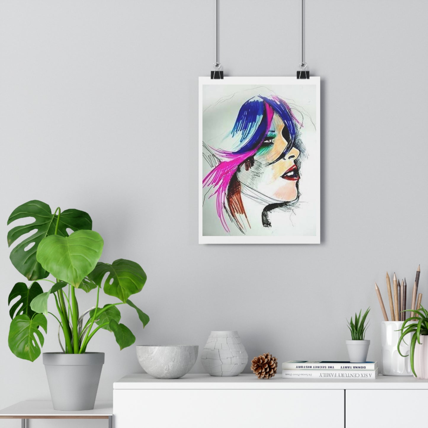 "Scribble”- Giclée Art Print by artist David Hilborn