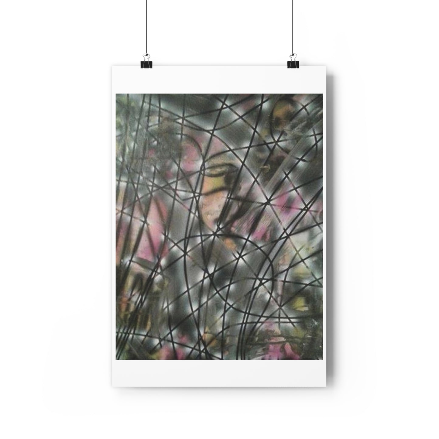 "Crossed Lines”- Giclée Art Print by artist David Hilborn