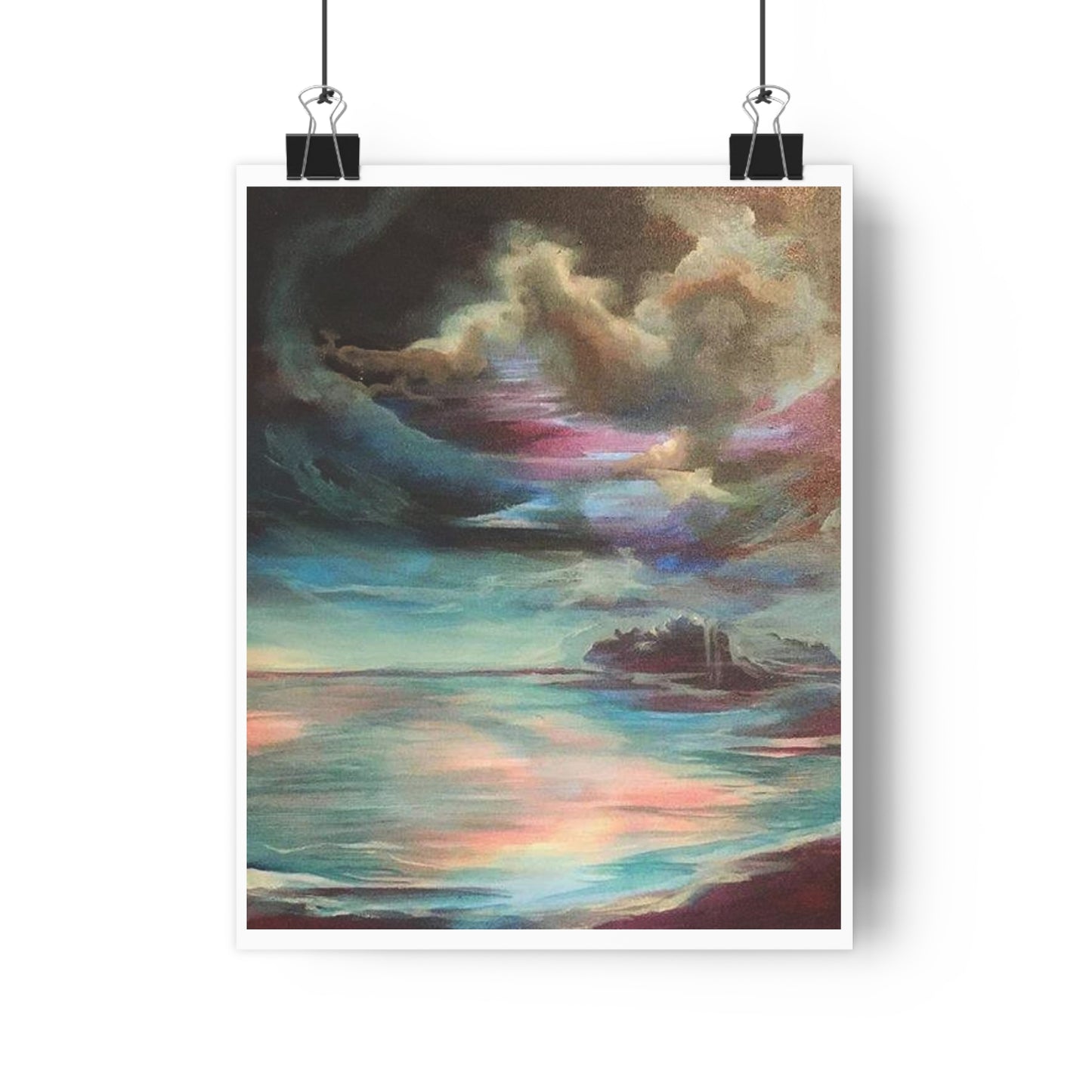 "Stormy”- Giclée Art Print by artist David Hilborn