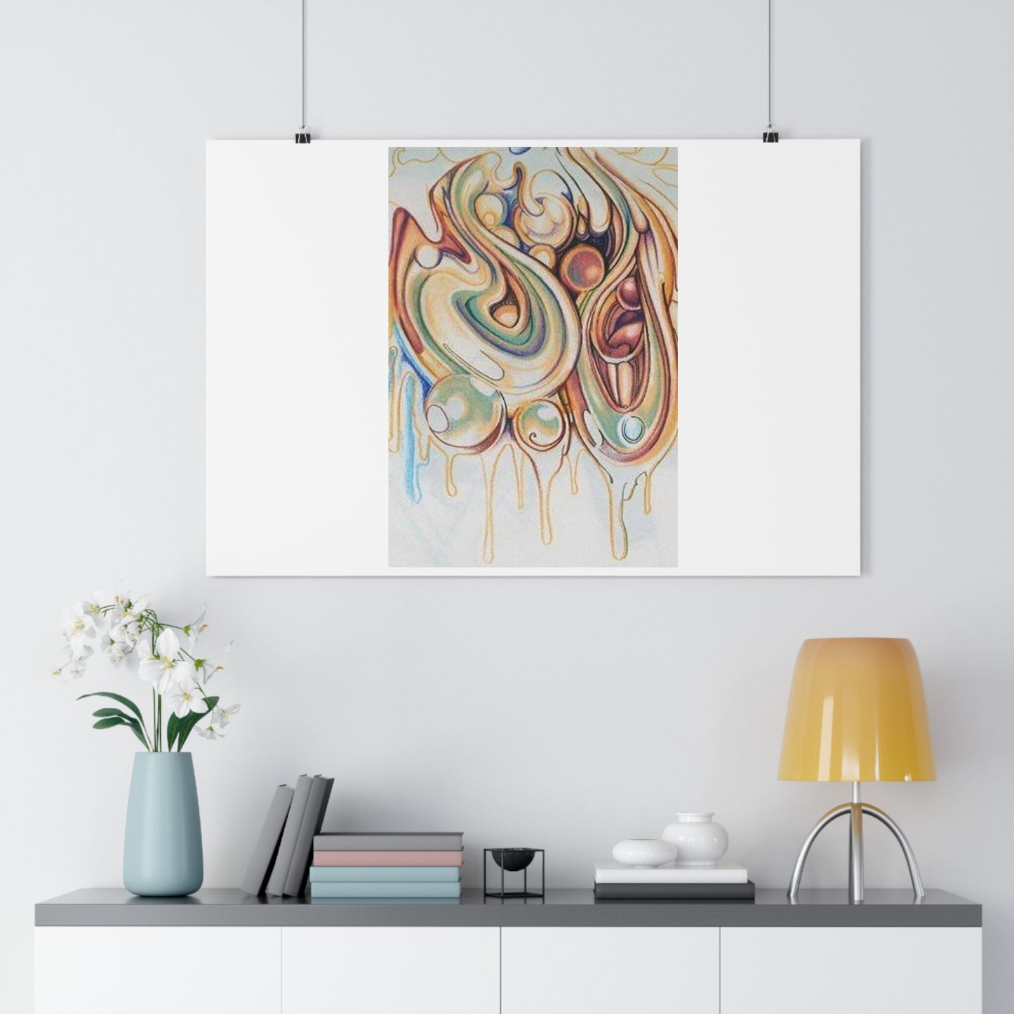 "Iridescent Bubbles”- Giclée Art Print by artist David Hilborn