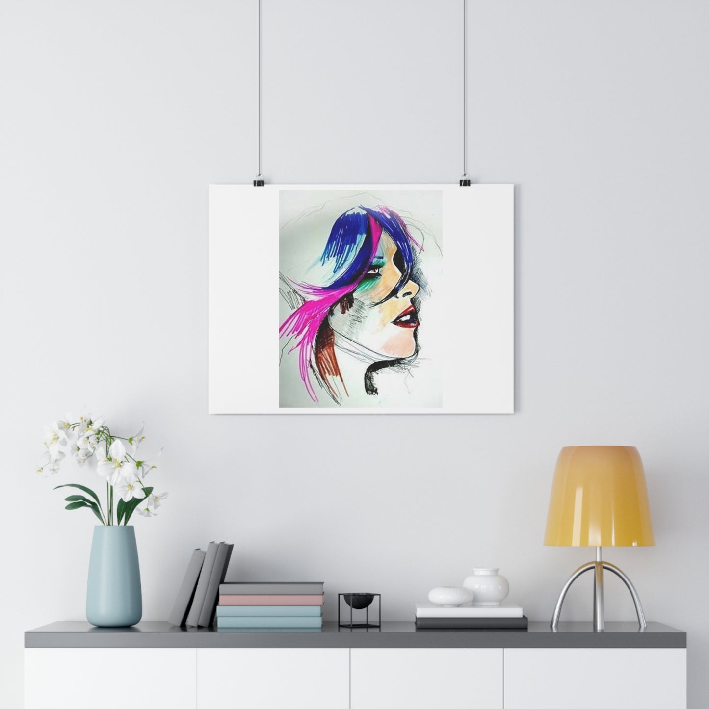 "Scribble”- Giclée Art Print by artist David Hilborn