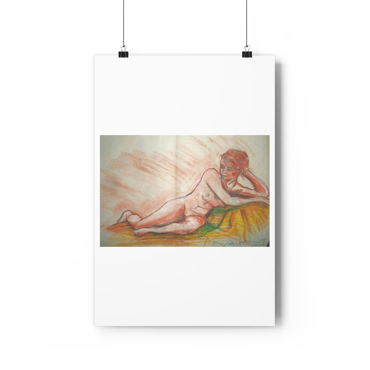 "Nude Study”- Giclée Art Print by artist David Hilborn