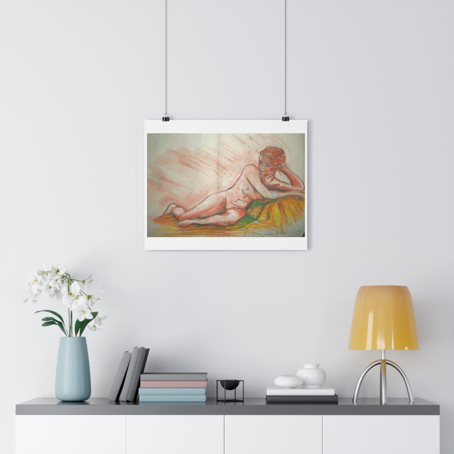 "Nude Study”- Giclée Art Print by artist David Hilborn