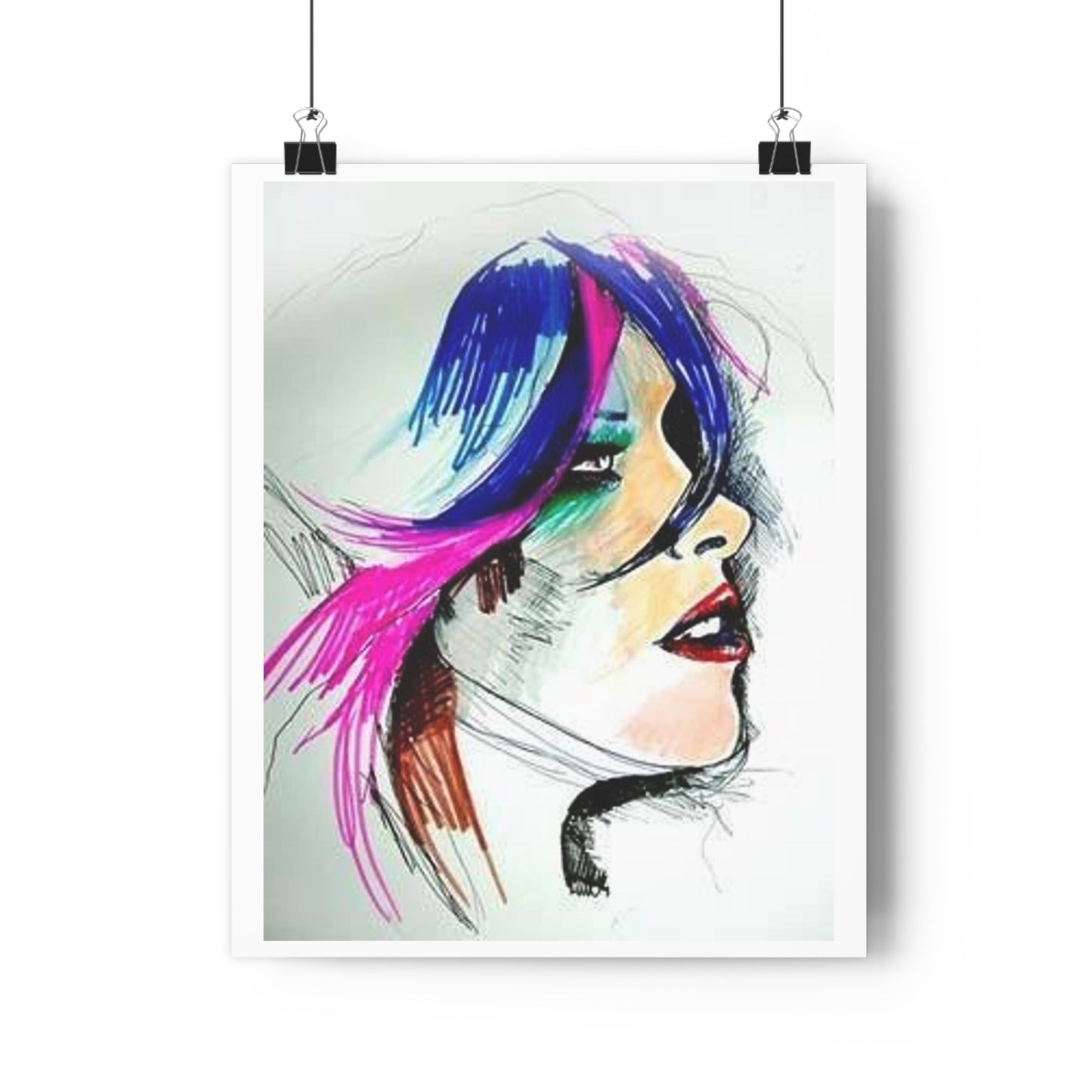 "Scribble”- Giclée Art Print by artist David Hilborn