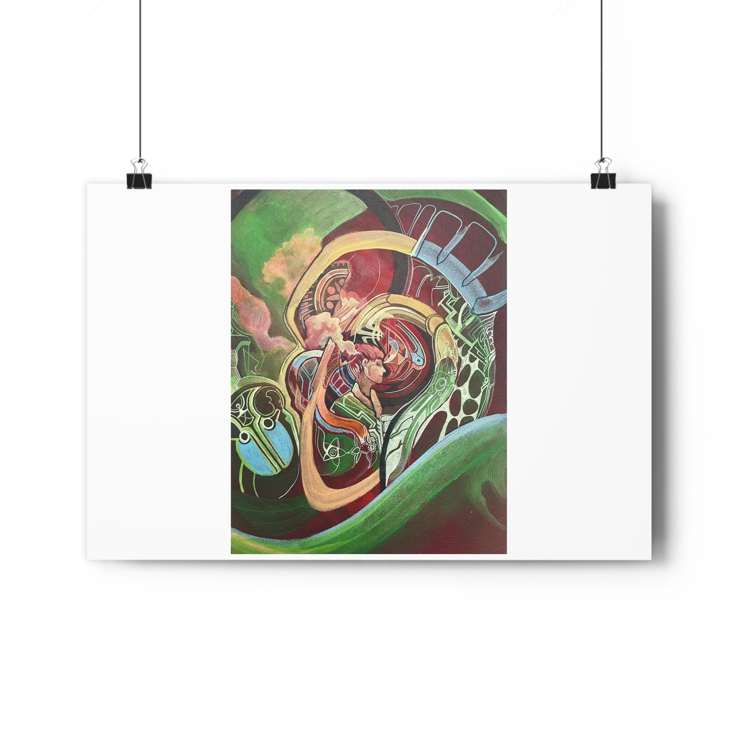 "Spiral”- Giclée Art Print by artist David Hilborn