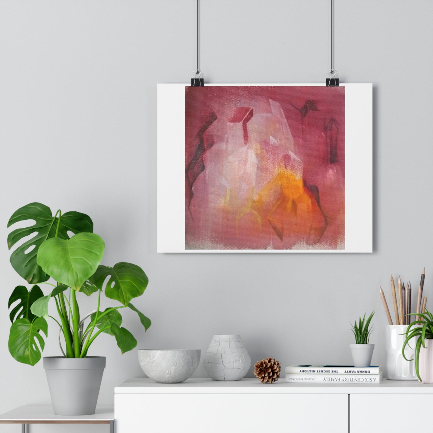 "Raspberry Citrine”- Giclée Art Print by artist David Hilborn