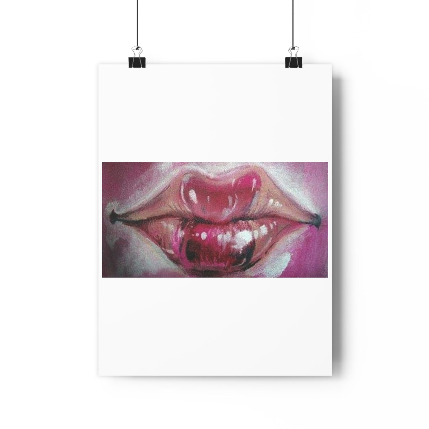 "Lips”- Giclée Art Print by artist David Hilborn