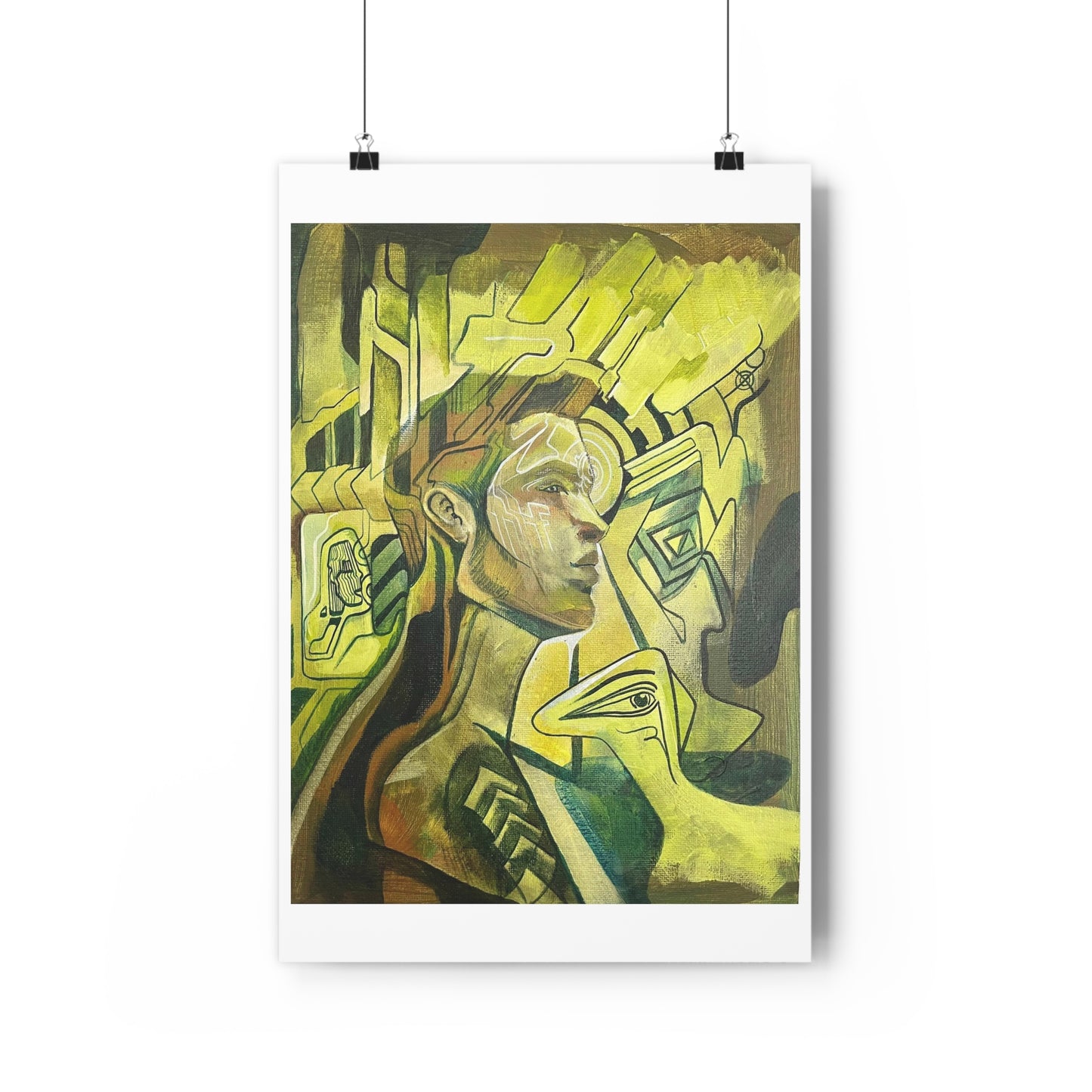 "Gliff" - Giclée Art Print by artist David Hilborn