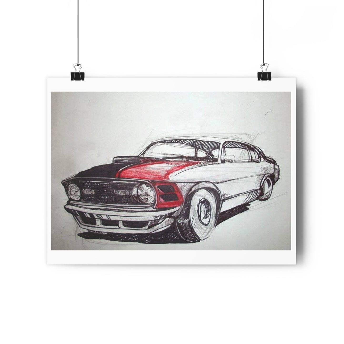 "Autobody Study”- Giclée Art Print by artist David Hilborn