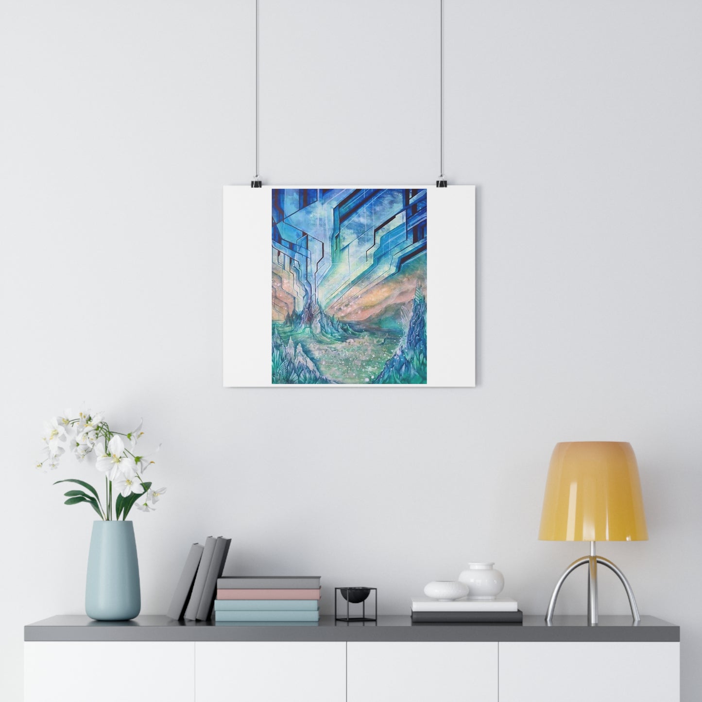 “Aqua-terrestrial”- Giclée Art Print by artist David Hilborn