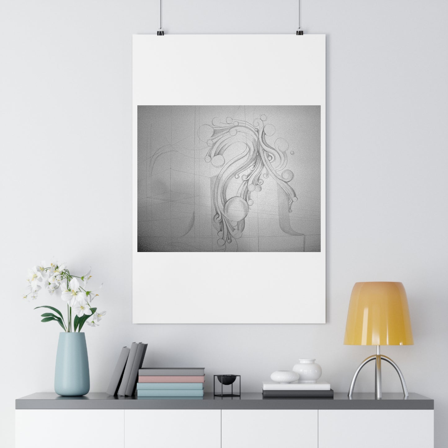 "Pillar" - Giclée Art Print by artist David Hilborn