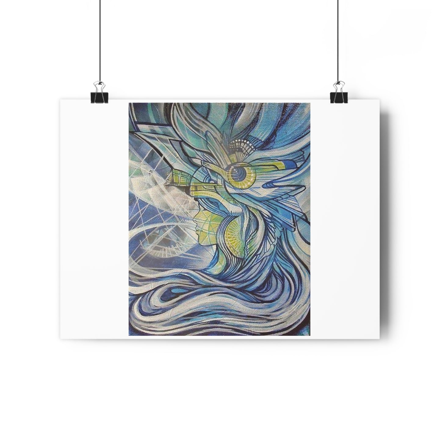 "Aquamarine”- Giclée Art Print by artist David Hilborn