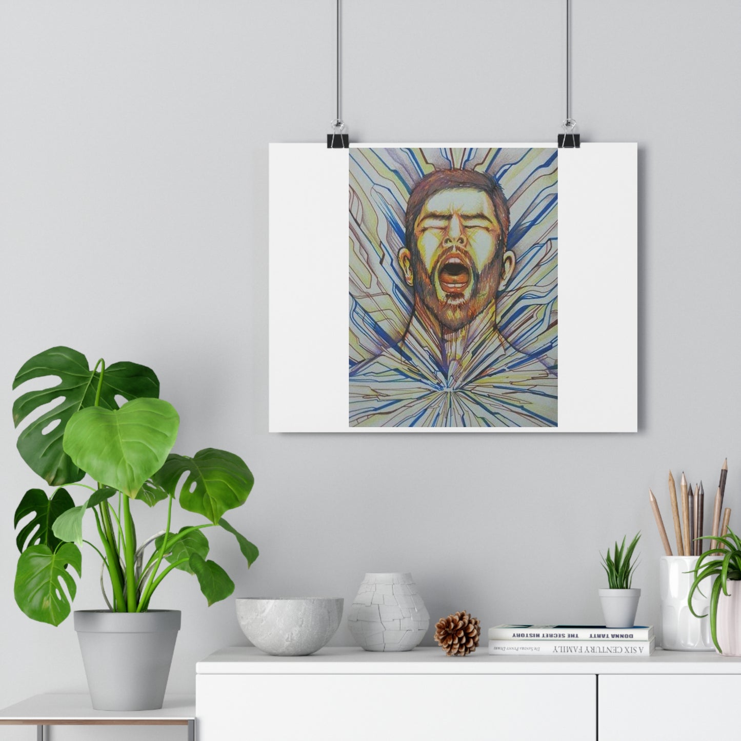 "Burst”- Giclée Art Print by artist David Hilborn