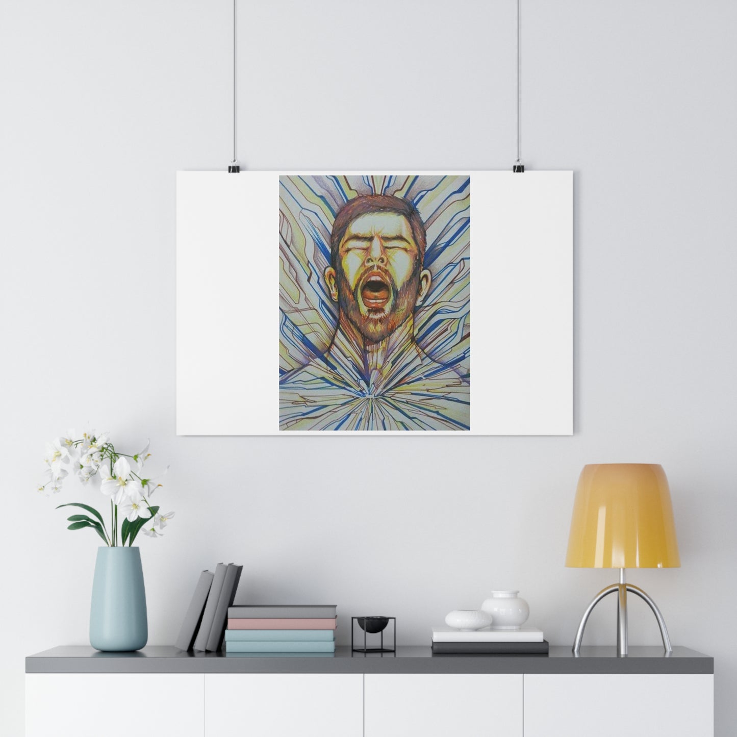 "Burst”- Giclée Art Print by artist David Hilborn