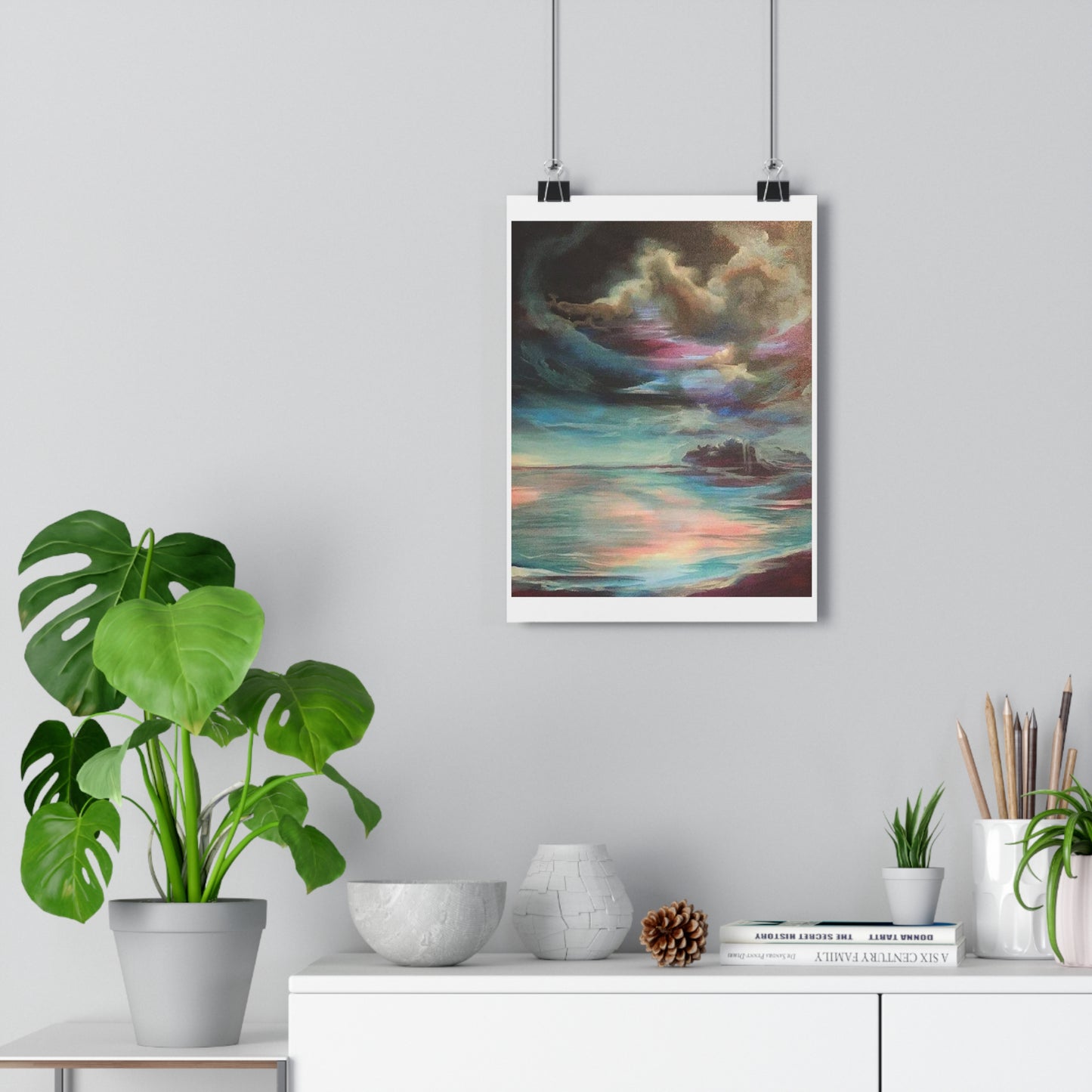 "Stormy”- Giclée Art Print by artist David Hilborn