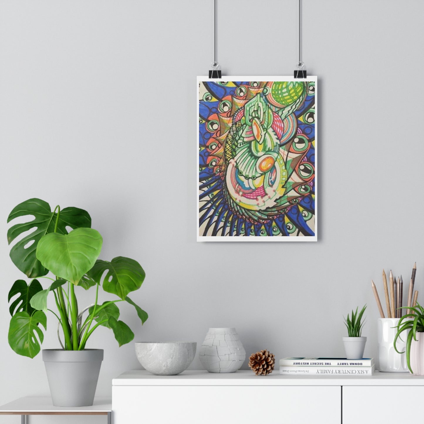 "Psych Eval 1”- Giclée Art Print by artist David Hilborn