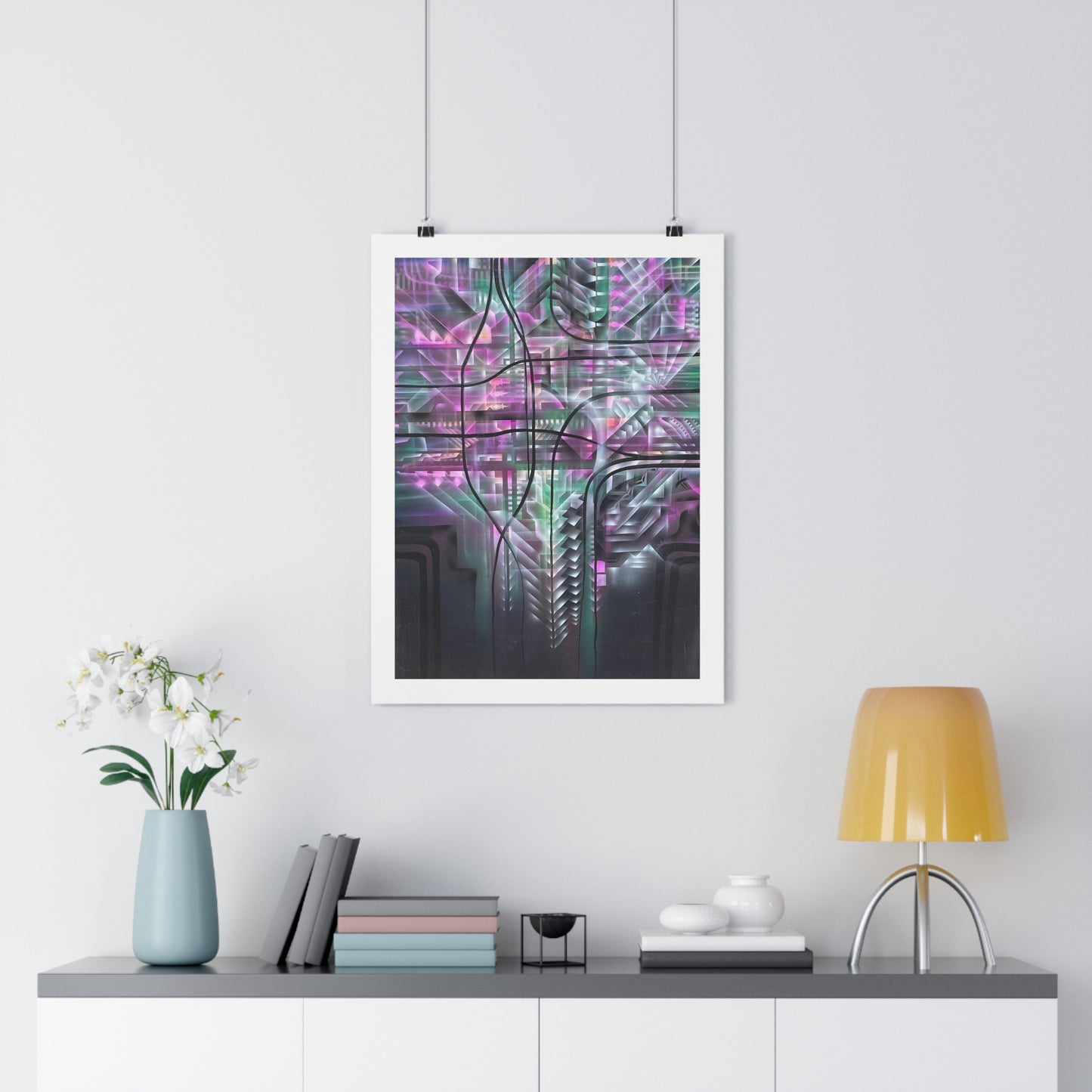 “Compute”- Giclée Art Print by artist David Hilborn