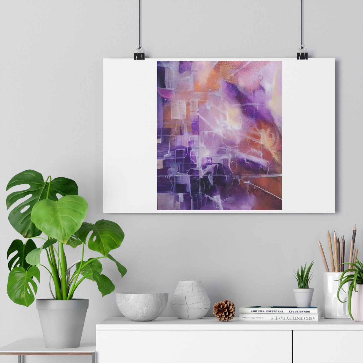 "Purple Paradox”- Giclée Art Print by artist David Hilborn