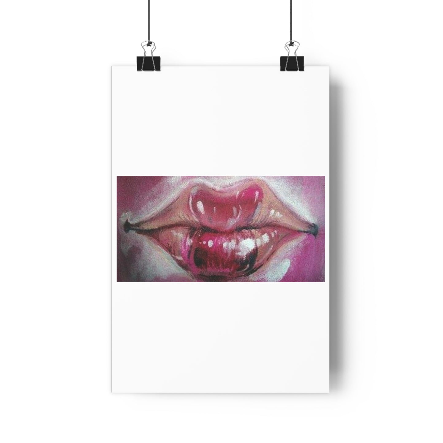 "Lips”- Giclée Art Print by artist David Hilborn