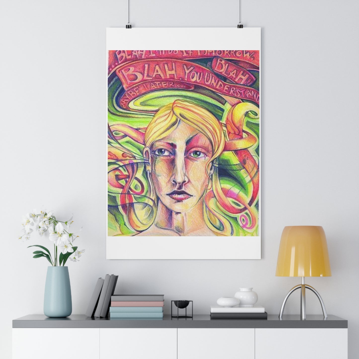 "Poet”- Giclée Art Print by artist David Hilborn